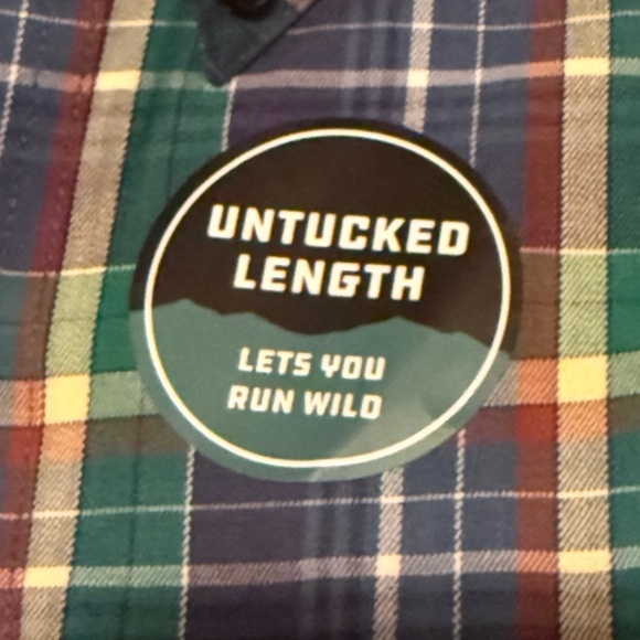 NWT Alaskan Hardgear By Duluth Men's Sz L Untucked Length Button Down L/S Shirt - Picture 4 of 8